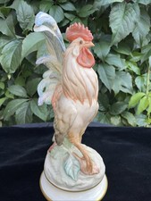 Capodimonte Hahn Höhe ca 26cm