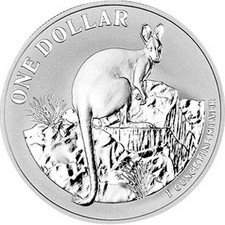 1 oz Silber 999 Känguru 2010
