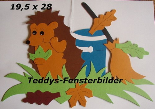 Teddys fensterbilder 516 - teddys,