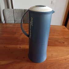 Tupperware Thermoskanne Thermowächter Isolierkanne 1 L blau 2000