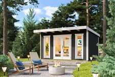 Gartenhaus Blockhaus  Pultdach