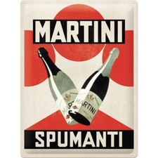 Martini spumante blechschild - martini,