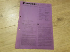 ABE Tüv Gutachten ProCast BORBET 1.67530 7,5x16 ET30 Alufelgen Audi 100 200 S2 C