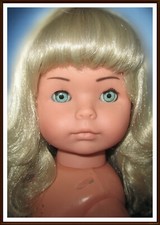 alte vintage Götz Spiel Steh Lauf Sprech Puppe