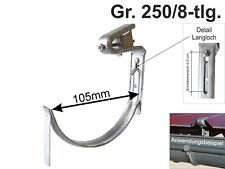 verzinkt Rinnenhalter Trapezblech Wellplatten 250/8-tlg.