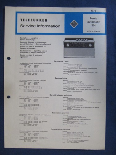 Telefunken banjo automatic - telefunken,