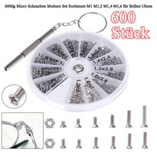 600tlg Micro Schrauben Muttern