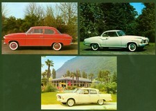 3 PK - Borgward Automobile Oldtimer Autos - Isabella Coupé - TS - P 100 Big Six