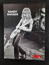 RANDY RHOADS .. 18. 9. 1980 .. on stage in Bradford, ENGLAND * US-Poster * 38x28