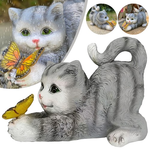 Solar katzen deko - katzen,