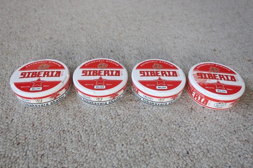 Leere dosen siberia white - 4,