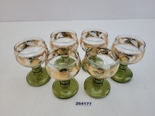 6x Weingläser Pressglas