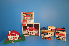 70erJahre Lego No.349 Haus +656 Auto +610 Oldtimer mit Bauanleitung in OvP #7273