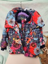 Winterjacke von Cakewalk floral Blumen Gr. 92 Mädchen