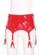 Damen Strapsgürtel PU Leder