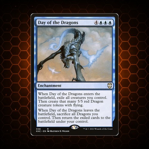 Mtg day the dragons tag - mtg,