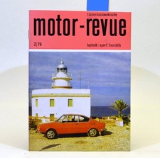Motor-Revue 2 1976 Skoda Motor Show London RAC-Rallye Jawa CZ Povavska Bystrica
