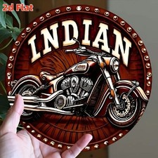 Blechschild rund Indian