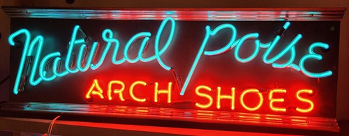 Neon sign schuhmacher art deco - sign,