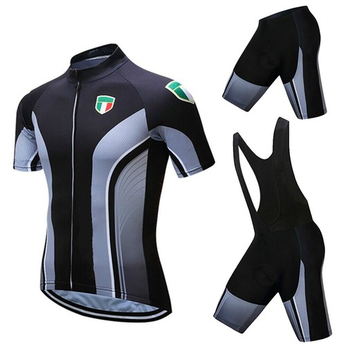 Herren radtrikot set - radtrikot, kurzarm