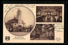 AK Hamburg-Veddel, Überseeheim Hapag der Hamburg-Amerika Linie, Empfangszimmer  