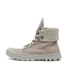 Palladium Damen Pallabrouse Baggy Boots Beige Leder Schaft Stiefel EU 41