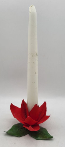 Capodimonte kerzenhalter rote - kerzenhalter,