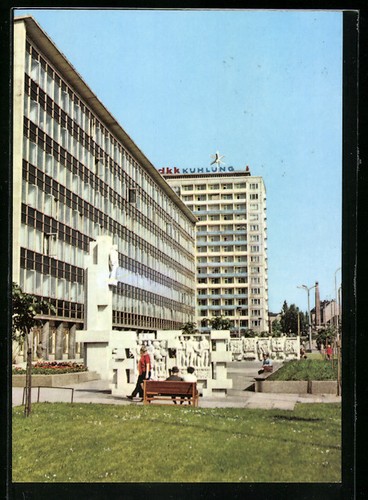 Ansichtskarte karl marx - ansichtskarte, karl-marx-stadt