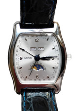 Armbanduhr Tonneau Calendrier, Du Bois Suisse, Automatikwerk Cal. 2892-9000/Eta