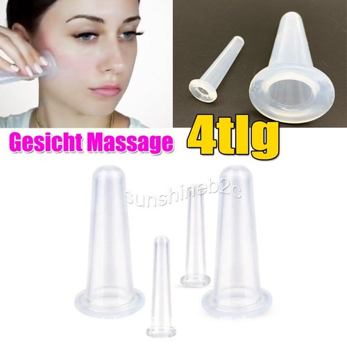 4tlg set silikon gesicht - 4tlg,