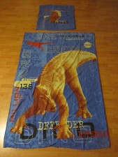*191* BETTWÄSCHE DINO DEFENDER 185 x 125 CM KISSENBEZUG 70 x 70 CM BAUMWOLLE