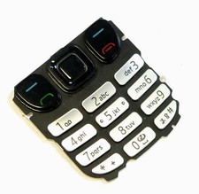Nokia 6303 6303c Tastatur Tastaturmatte Tastenmatte Key Tasten Keypad Silver