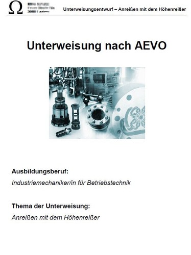 Unterweisung ada aevo - unterweisung,