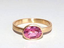Rosa Turmalin Ring aus 585