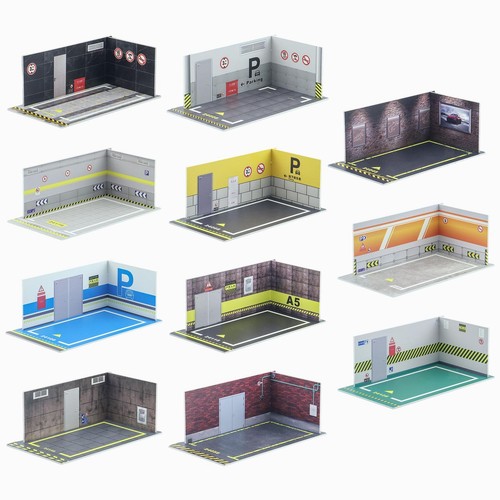 Pvc automodell parkplatz szene - pvc,