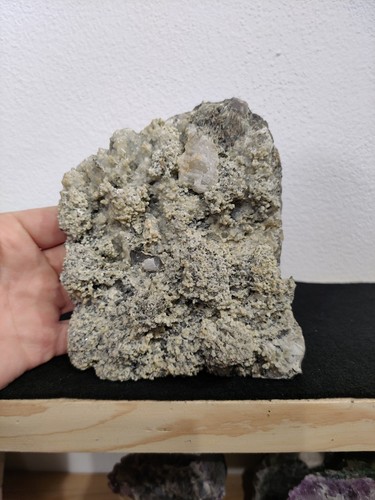 Calcit prehnit stufe - calcit/prehnit,