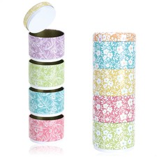 2x Metalldose mit je 4