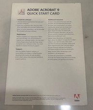 Adobe Acrobat 9 Quick Start