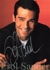 Erol Sander, Original, alte Autogrammkarte, u. a. "Mordkommission Istanbul"