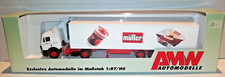 Selten AMW AWM 1:87 H0 LKW Mercedes SK 2236 Kühlkoffer-Sattelzug Müller 5631.2
