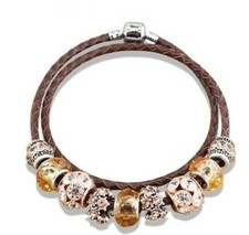 BRAUN ROSEGOLD LEDER