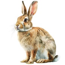 2x Sticker Rabbit Car Sticker