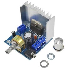 Stereo Audio Verstärker Amplifier 2 x15W, 4...8 Ohm, TDA7297, 9-15Volt DC, 1St.
