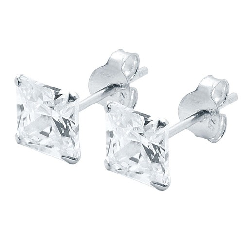 925er silber ohrstecker - silber,