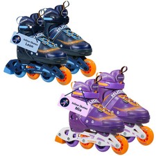 Hudora Kinder Jugend Inline Skates Mia Leon Verstellbar Rollerskates 29-40