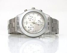 FULL BLOODED SILVER - Swatch Diaphane Chrono - SVCK4038G - NEU und ungetragen