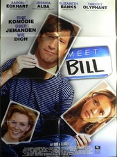 Meet Bill - Jessica Alba - Aaron Eckhart - Videoposter A1 84x60cm gefaltet