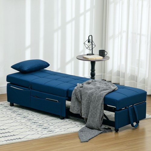 Homcom schlafsessel mit - schlafsessel,