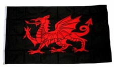 Flagge / Fahne Wales Drache
