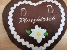Herzkissen Kuschelkissen Platzkirsch Dekokissen Herz 